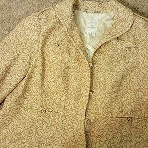 Fusion by Walter embroidered jacket size 2XL